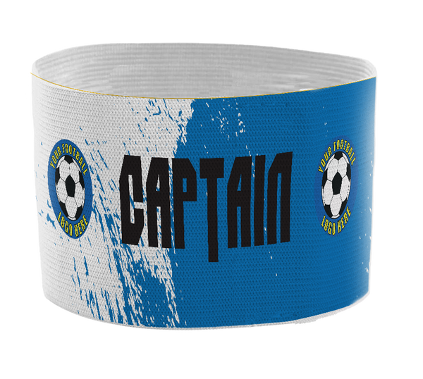 Custom Captain's Armband - Design 4 Blue
