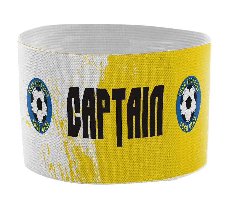 Custom Captain's Armband - Design 4 (Yellow)