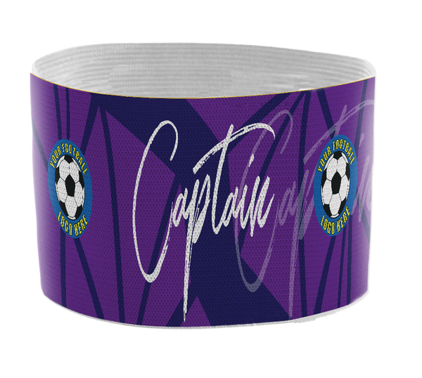 Custom Captain's Armband - Design 5 Purple