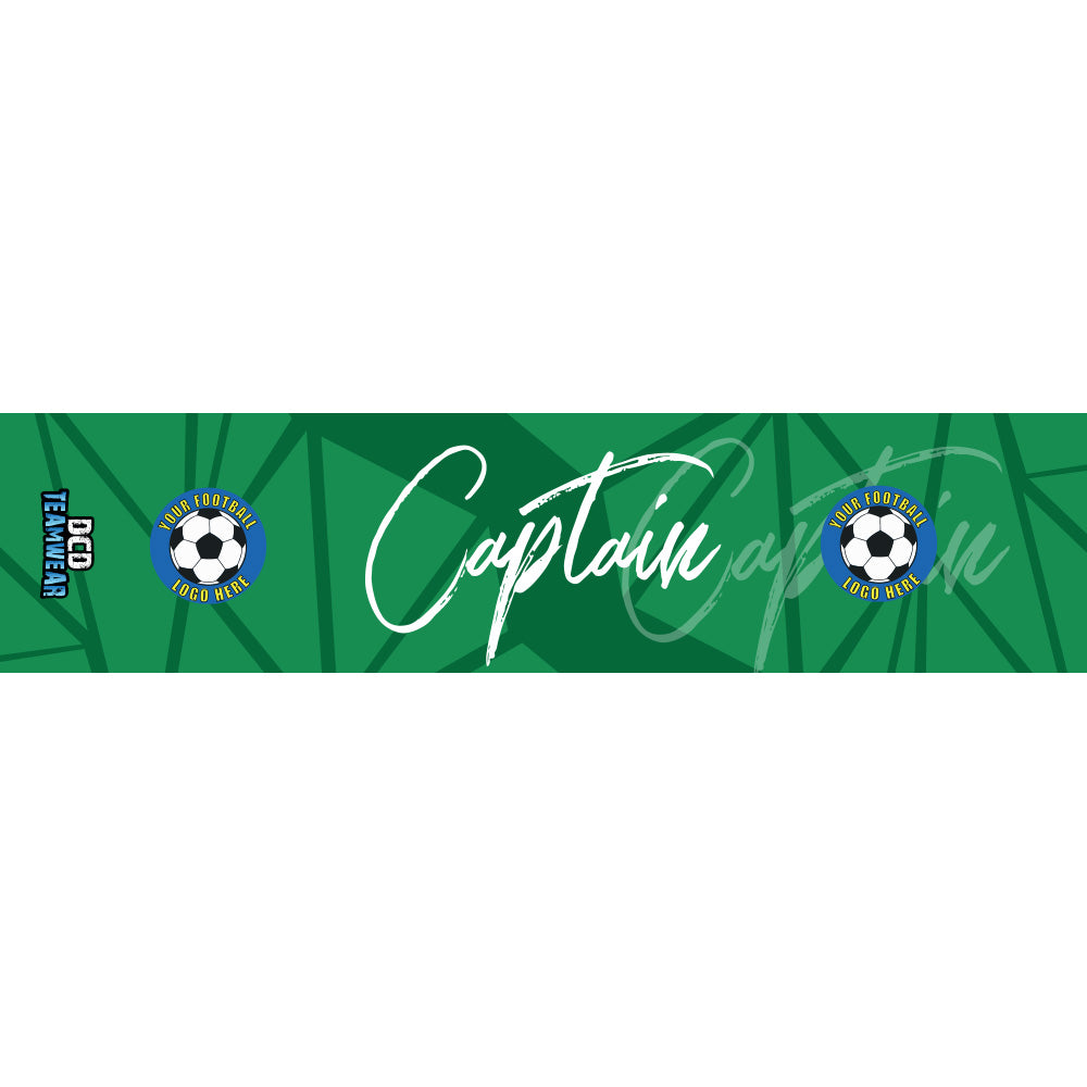 Custom Captain's Armband - Design 5 (Green) – Custom Captain's Armband - Design 5 Green