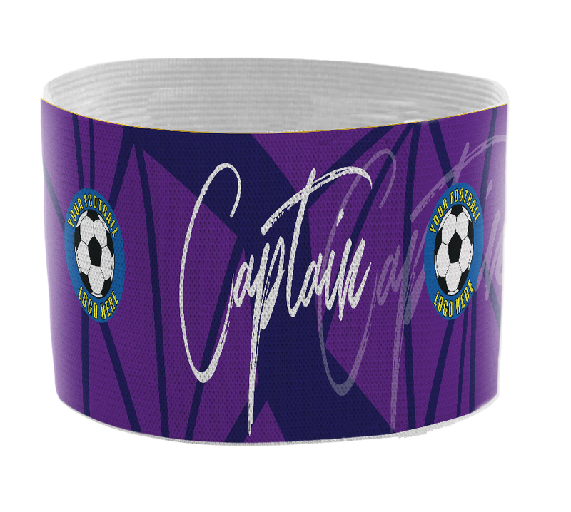 Custom Captain's Armband - Design 5 (Purple)