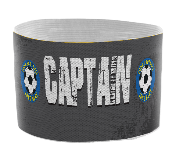 Custom Captain's Armband - Design 6 Grey