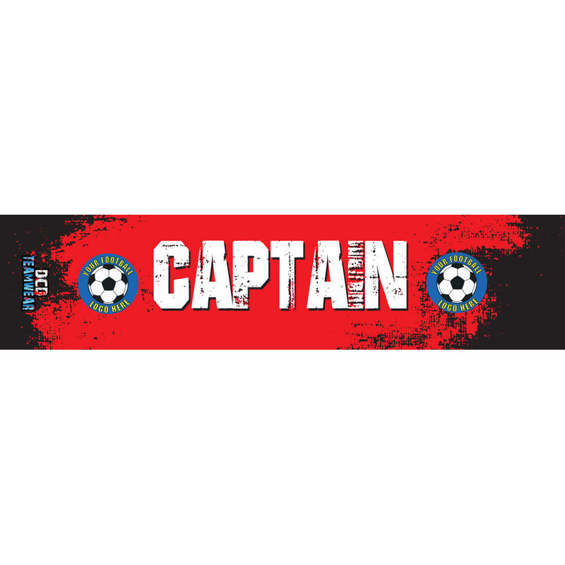 Custom Captain's Armband - Design 6 (Red)