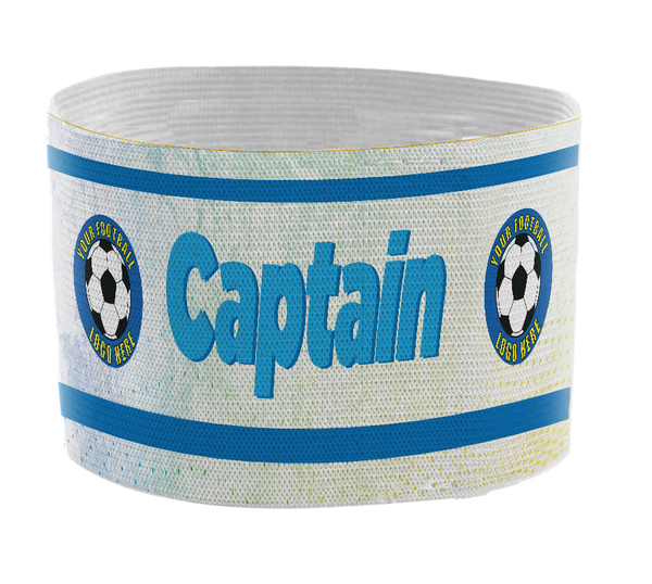 Custom Captain's Armband - Design 7 Blue