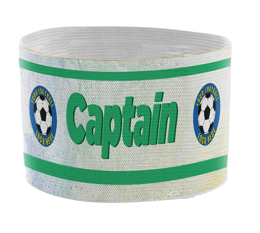 Custom Captain's Armband - Design 7 (Green) – Custom Captain's Armband - Design 7 Green