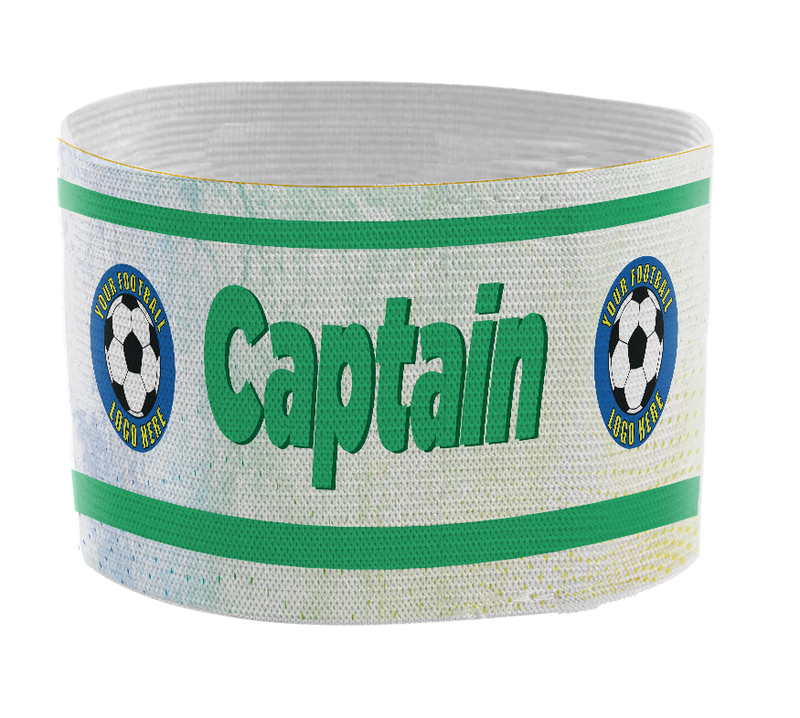 Custom Captain's Armband - Design 7 (Green)