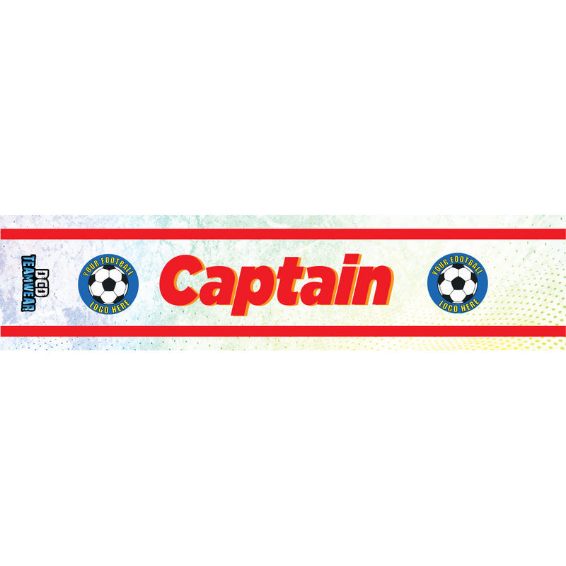 Custom Captain's Armband - Design 7 (Red)