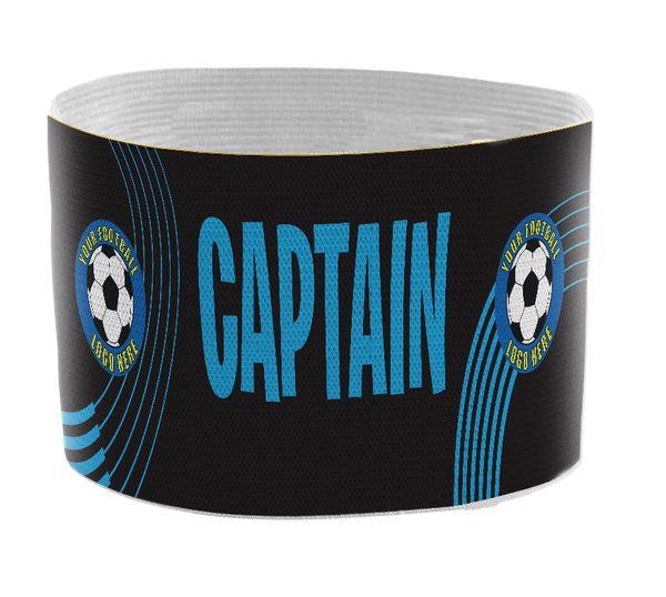 Custom Captain's Armband - Design 8 Blue