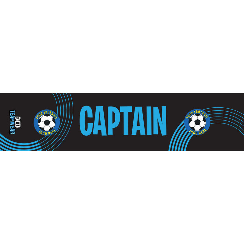 Custom Captain's Armband - Design 8 (Blue)