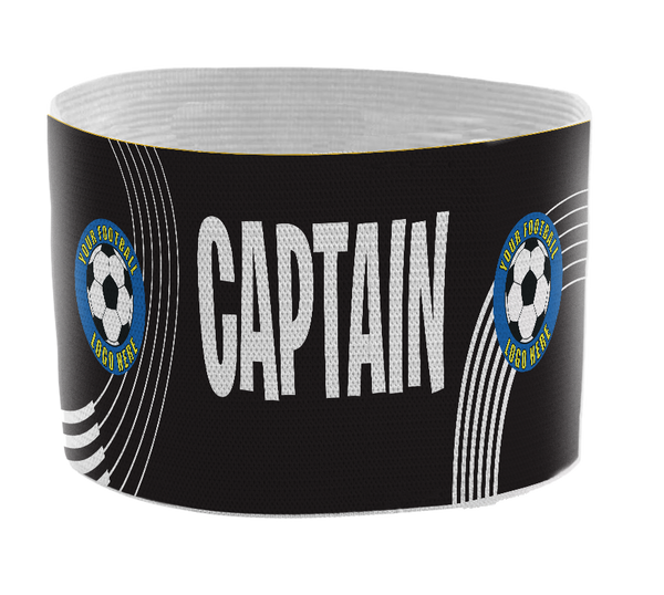 Custom Captain's Armband - Design 8 White