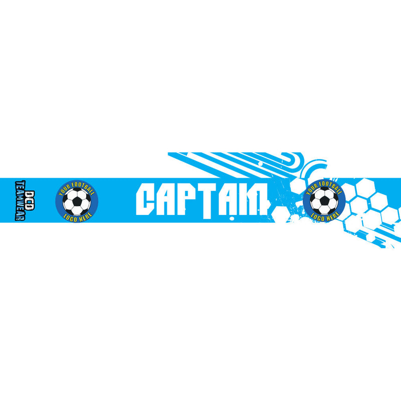 Custom Captain's Armband - Design 9 (Blue)