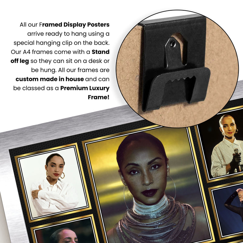 Sade Singers Framed Autographed Print - Limited Edition Autograph Fan Gift – Collectible Memorabilia Merchandise