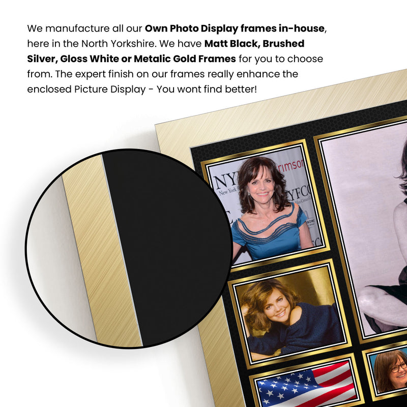 Sally Field Actors Framed Autographed Print - Limited Edition Autograph Fan Gift – Collectible Memorabilia Merchandise