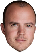 Sam OB O'Brien - Hollyoaks Fancy Dress Cardboard Celebrity Party Face Mask