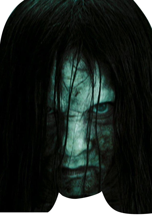 Samara The Ring Face Mask – Fancy Dress Cardboard Costume Mask – Samara The Ring Face Mask