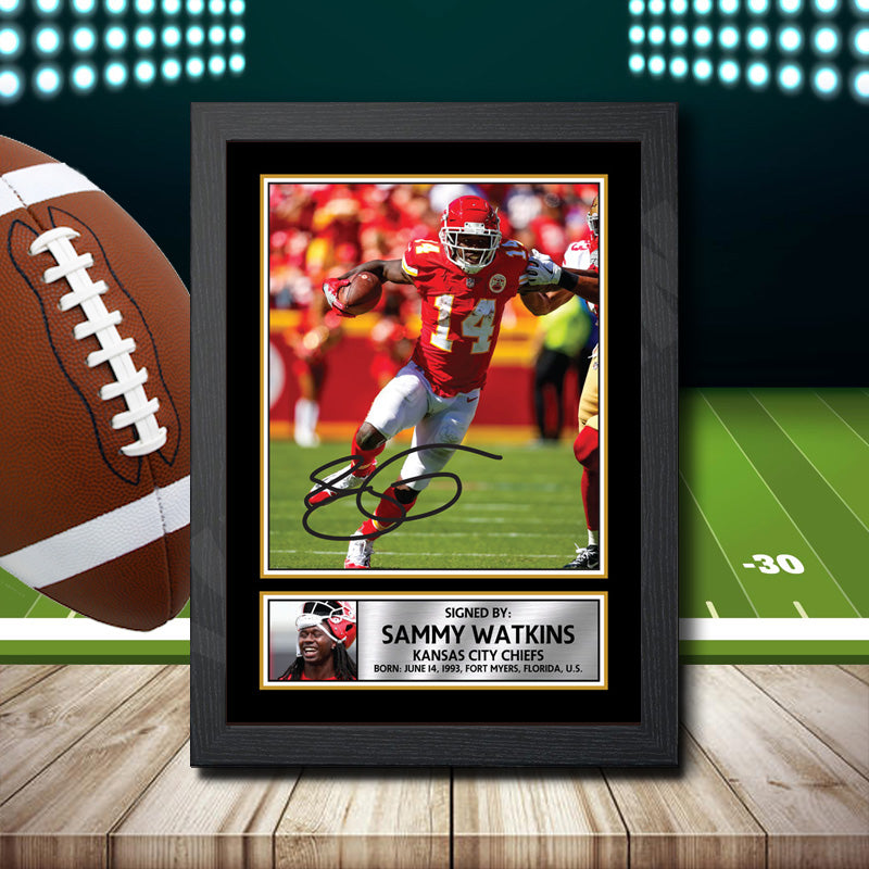 Sammy Watkins Printed Signature NFL Star Poster Print Framed Wall Art Gift – Sammy Watkins Printed Signature NFL Star Poster Print