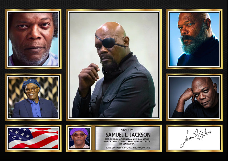 Samuel L. Jackson - Signed Autographed Television Star Print