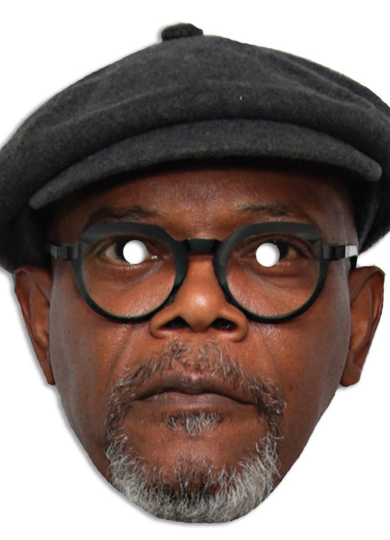 Samuel L Jackson LF Face Mask Fancy Dress Cardboard Costume Mask