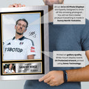 Sander Berge Signed Autograph Poster Print – Fulham F.C. – Norway International Football Memorabilia – Gift for Fans & Collectors