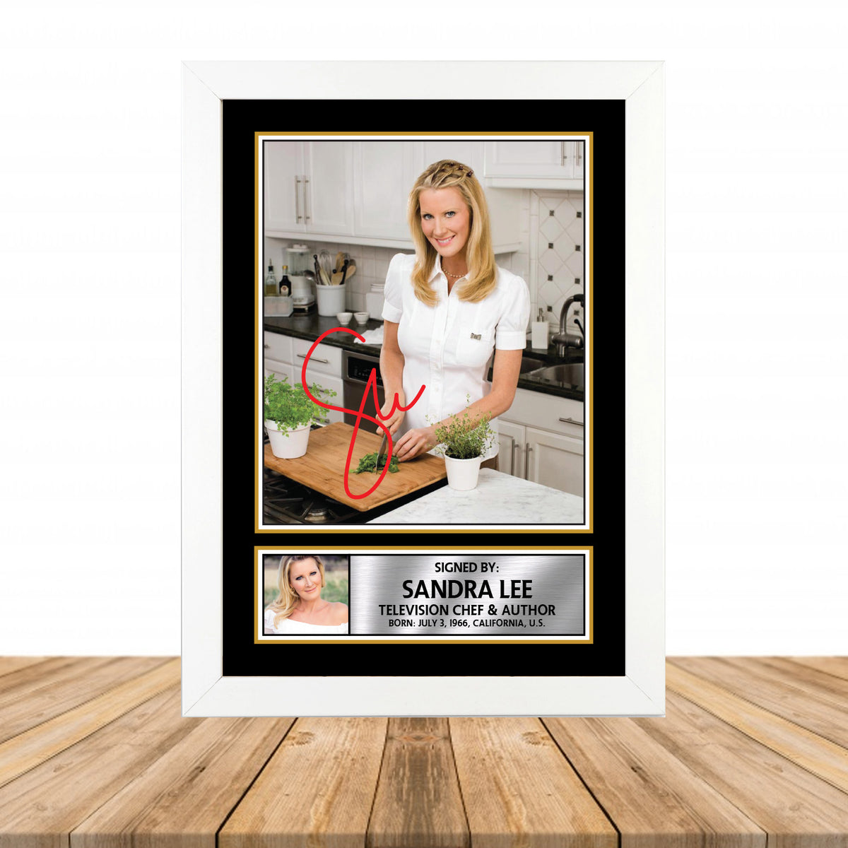 Sandra Lee M928 Television Printed Signature Poster Print Gift