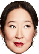 Sandra Oh - Eve Polastri - Killing Eve Face Mask Fancy Dress Cardboard Costume Mask