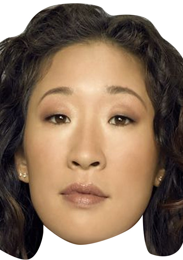 Sandra Oh Celebrity Face Mask Fancy Dress Cardboard Costume Mask