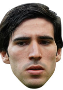 Sandro Tonali - Newcastle Celebrity Face Mask Fancy Dress Cardboard Costume Mask