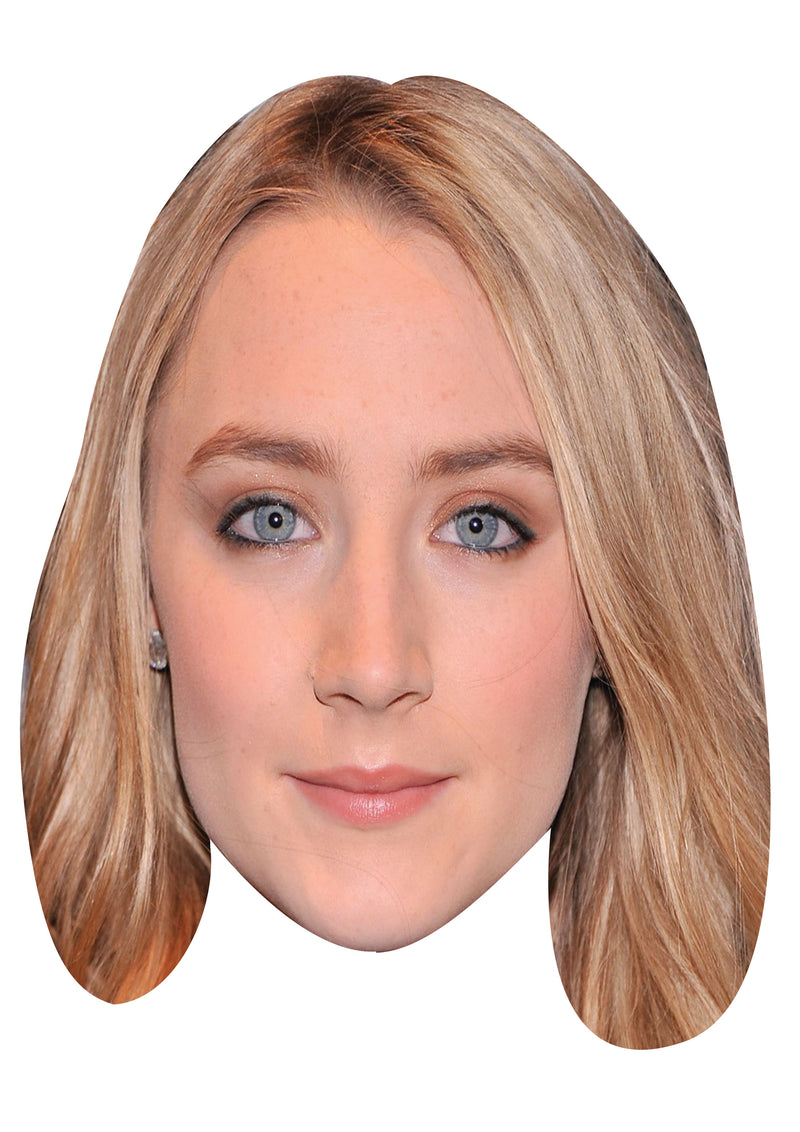 Saoirse Ronan Celebrity Face Mask Fancy Dress Cardboard Costume Mask