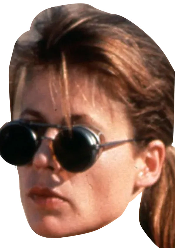 Sarah Connor - Terminator 2 Celebrity Face Mask Fancy Dress Cardboard Costume Mask