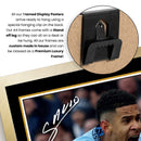 Savinho Signed Autographed Poster Print – Manchester City F.C. & Brazil Star – Dual Image with Career Tribute Plaque – Football Memorabilia Gift