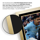Savinho Signed Autographed Poster Print – Manchester City F.C. & Brazil Star – Dual Image with Career Tribute Plaque – Football Memorabilia Gift