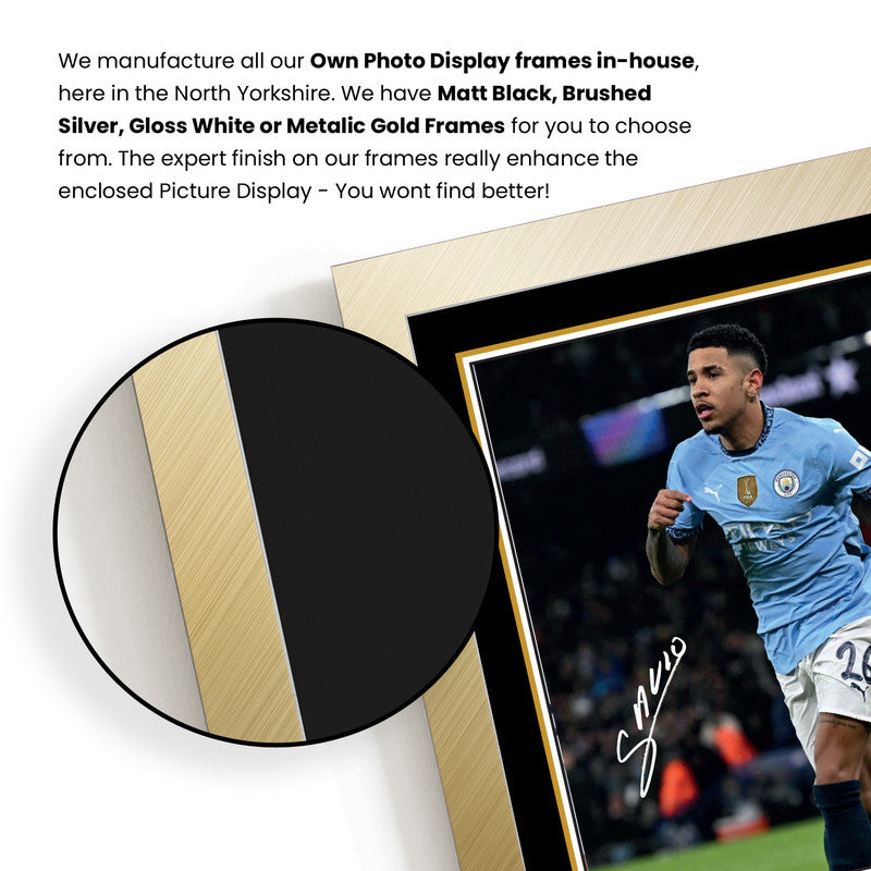 Savinho Signed Autograph Poster Print – Manchester City F.C. – Brazil International Football Memorabilia – Gift for Fans & Collectors