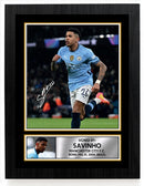 Savinho Signed Autograph Poster Print – Manchester City F.C. – Brazil International Football Memorabilia – Gift for Fans & Collectors