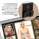 Scarlett Johansson Actors Framed Autographed Print - Limited Edition Autograph Fan Gift – Collectible Memorabilia Merchandise