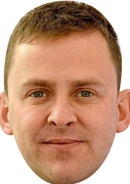 Scott Mills-Eurovision 2024 Celebrity Face Mask Fancy Dress Cardboard Costume Mask