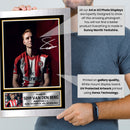 Sepp van den Berg Signed Autograph Poster Print – Brentford F.C. – Dutch Football Memorabilia Gift – Gift for Fans & Collectors