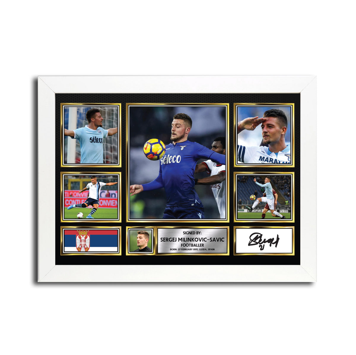 Sergej Milinkovic-Savic Football Gift MC1666 Printed Signature Star Poster Print Wall Art Gift – Sergej Milinkovic-Savic Football Gift MC1666 Printed Signature Star Poster