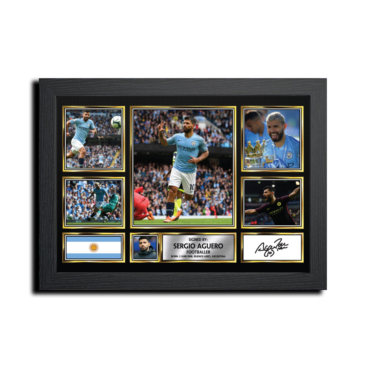 Sergio Aguero Football Gift MC1667 Printed Signature Star Poster Print Wall Art Gift – Sergio Aguero Football Gift MC1667 Printed Signature Star Poster Print Wall Art