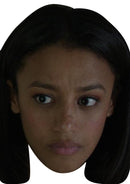 Shalom Brune-Franklin - Baby Reindeer Celebrity Face Mask Fancy Dress Cardboard Costume Mask