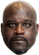 Shaq 2025 Celebrity Face Mask Fancy Dress Cardboard Costume Mask