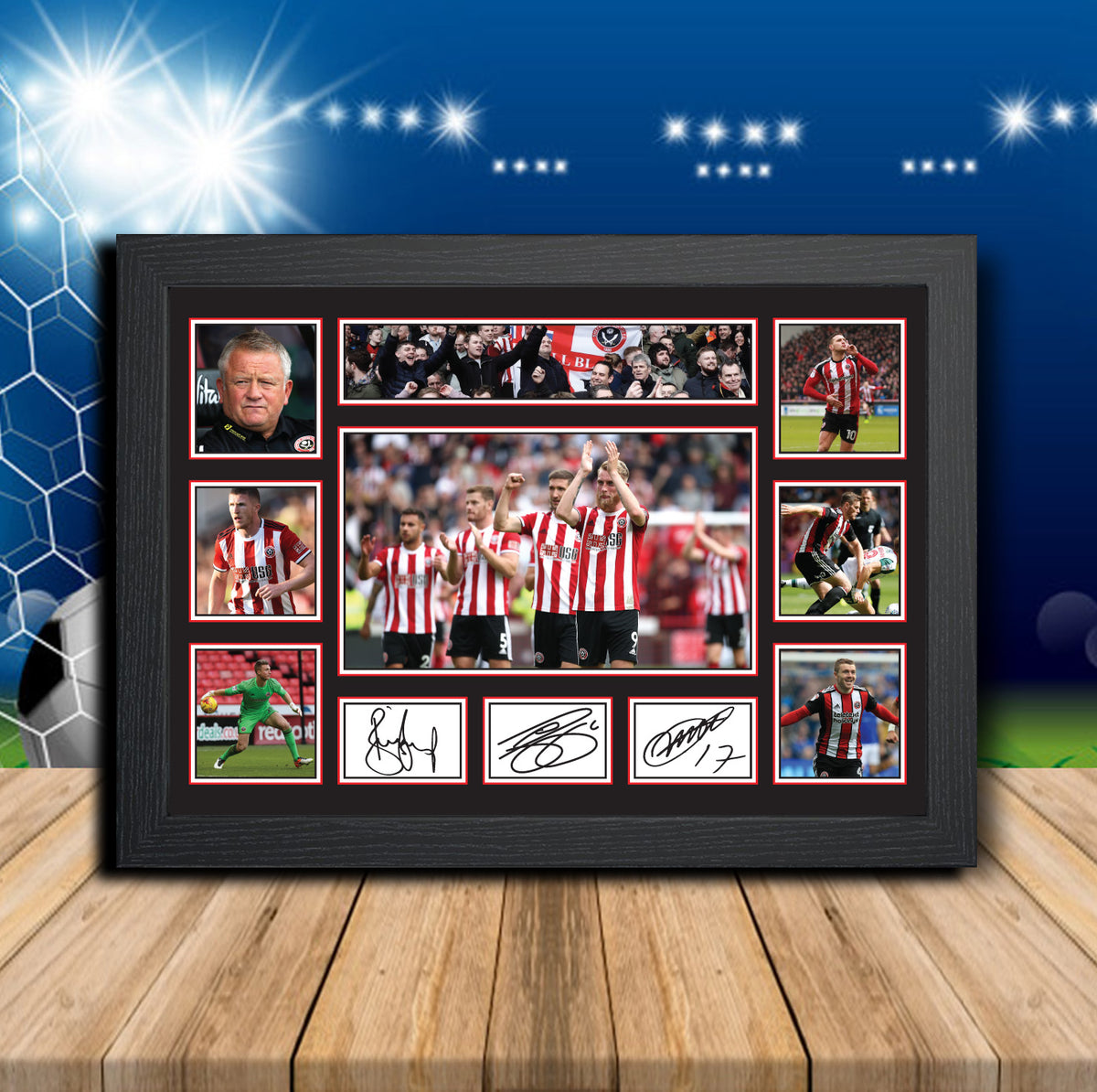 Sheffield McGoldrick SHARP Team Player Printed Signature Poster Print Gift