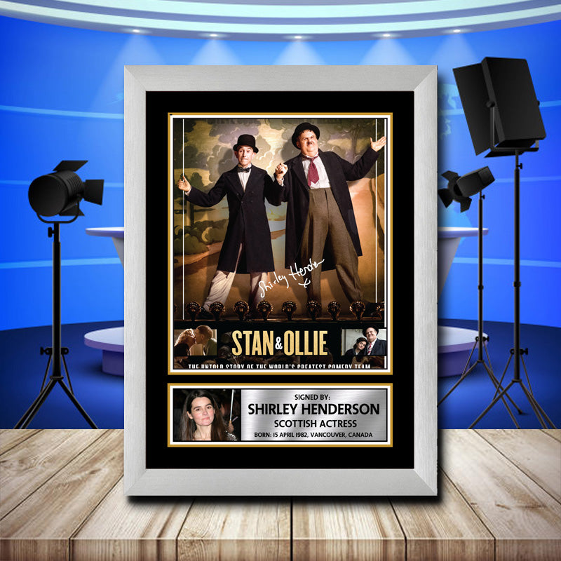 Shirley Henderson 2 Printed Signature Television Star Poster Print Framed Wall Art Gift – Shirley Henderson 2 Printed Signature Television Star Poster Print