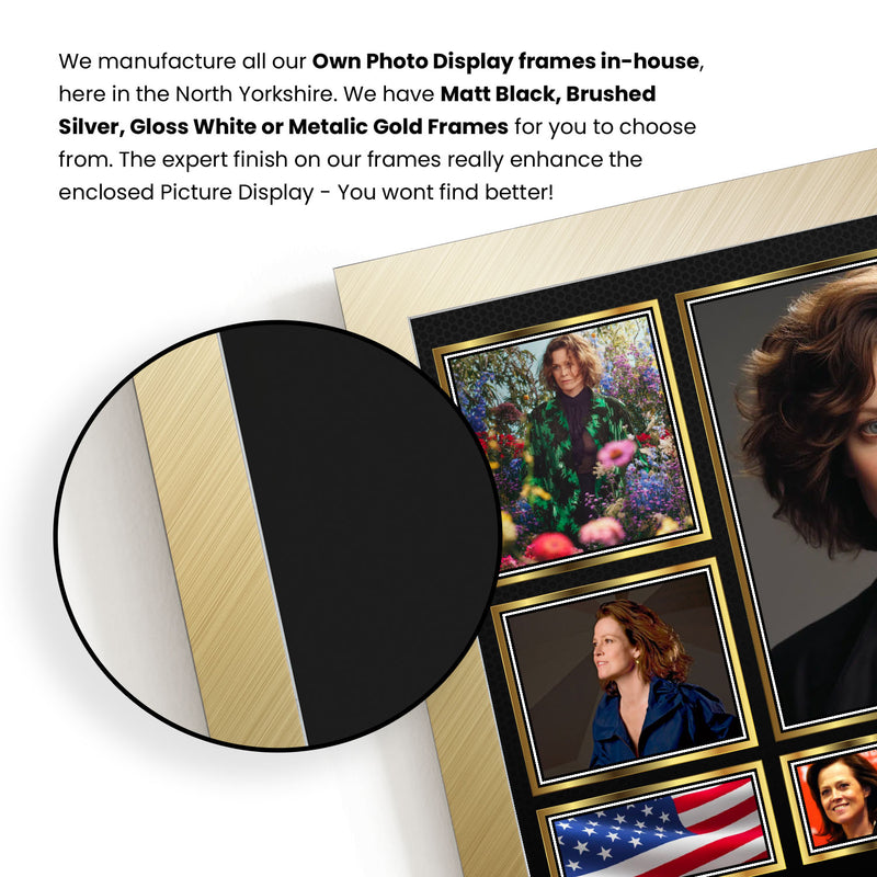 Sigourney Weaver Actors Framed Autographed Print - Limited Edition Autograph Fan Gift – Collectible Memorabilia Merchandise