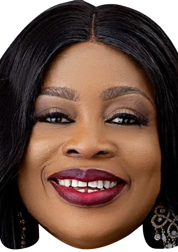 Sinach Music Star Fancy Dress Cardboard Celebrity Party Face Mask