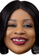 Sinach Music Star Fancy Dress Cardboard Celebrity Party Face Mask