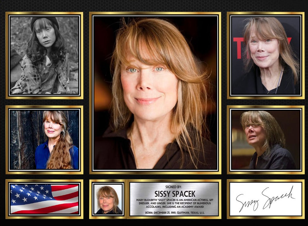 Sissy Spacek Actors Framed Printed Signature Print – Fan Gift – Wall Art – Sissy Spacek Actors Framed Printed Signature Print – A4 Poster