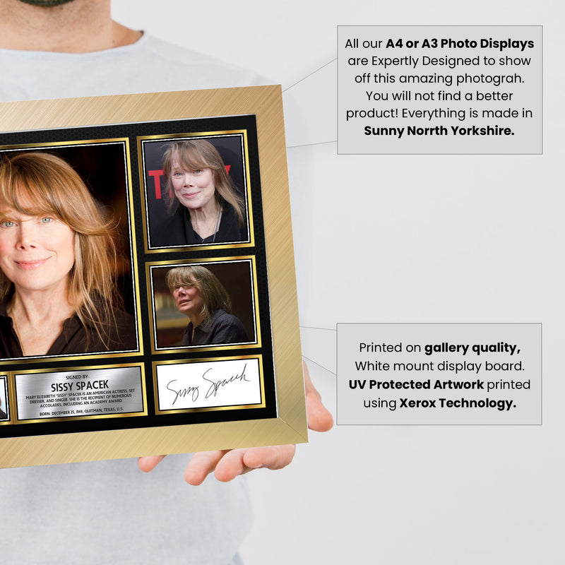 Sissy Spacek Actors Framed Autographed Print