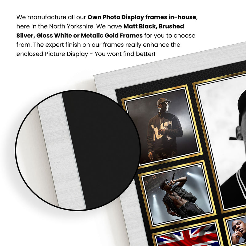 Rappers Skepta Framed Autographed Print - Limited Edition Autograph Fan Gift – Collectible Memorabilia Merchandise