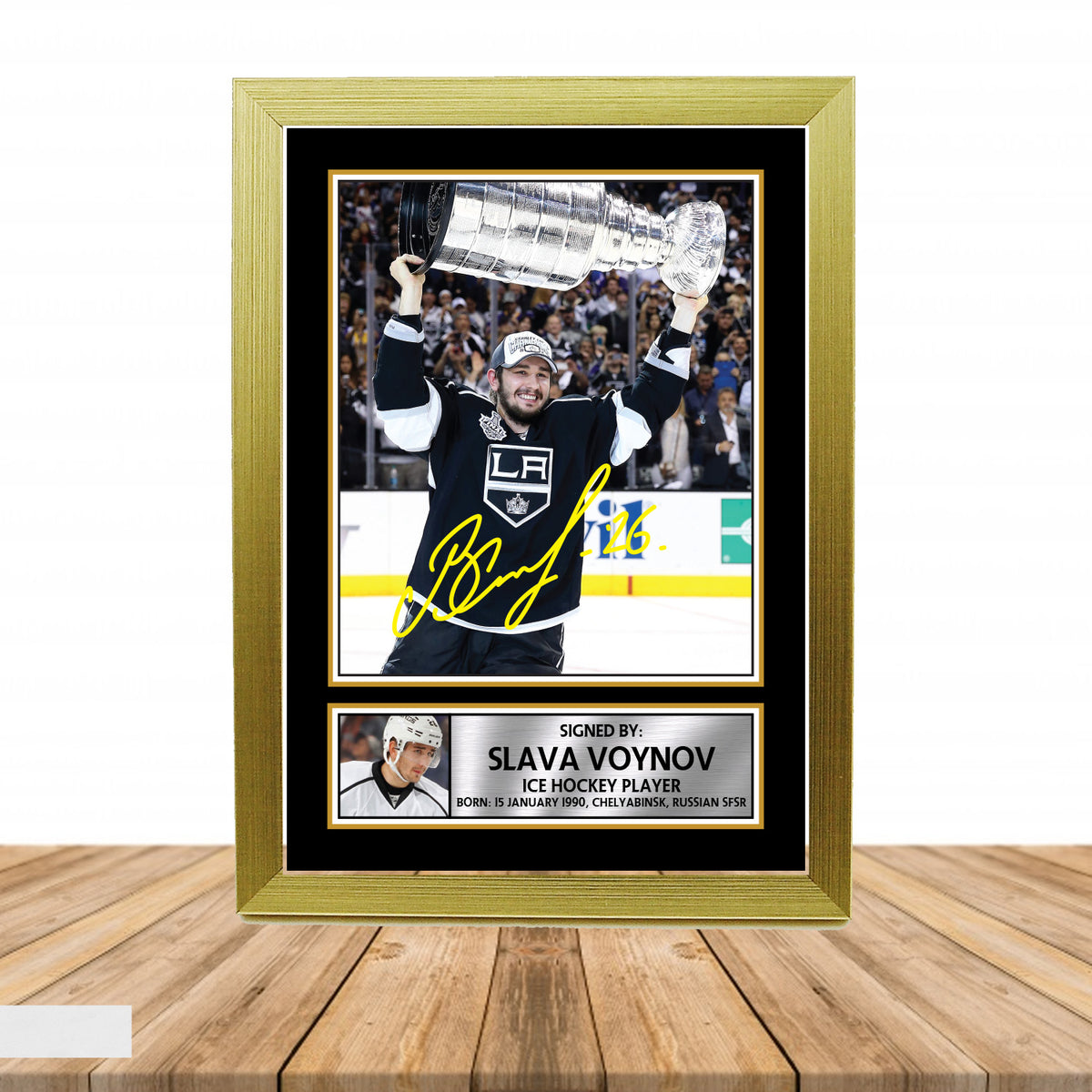 Slava Voynov Ice Hockey Printed Signature Poster Print Gift