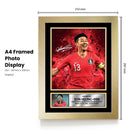 Son Heung-Min Signed Autographed Portrait Poster Print – Tottenham Hotspur & South Korea Football Memorabilia Wall Art for Fans & Collectors